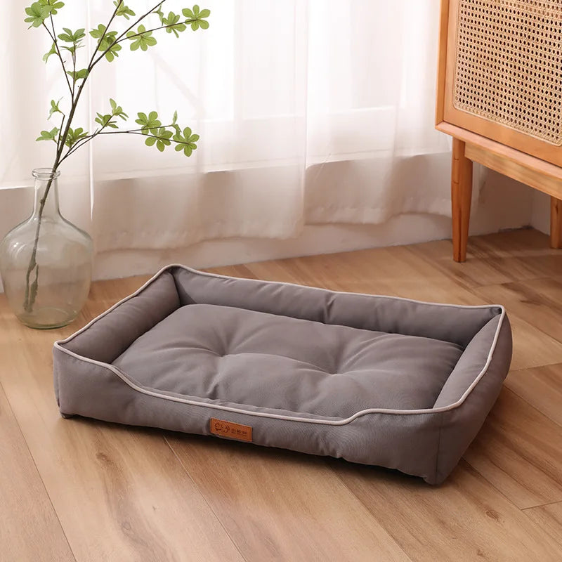 Large Waterproof Dog Bed – Soft All-Season Cooling Pet Sleeping Mat for Dogs, Puppies.
