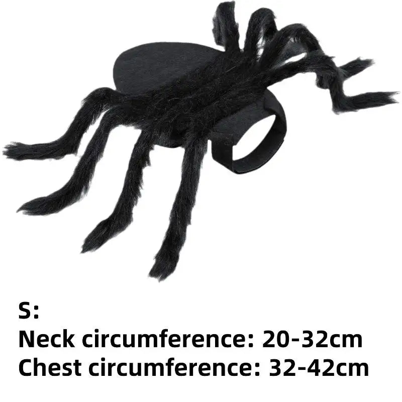 Halloween Spider Pet Costume – Funny Cosplay Dress-Up Outfit for Dogs & Cats.