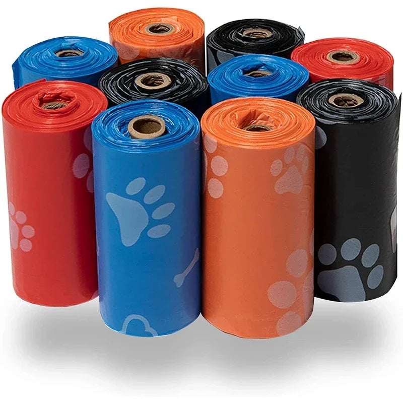 120 Rolls Dog Poop Bags – Outdoor Pet Waste Refill Bags for Easy Cleanup, Durable Disposable Garbage Bags (15 Bags per Roll).