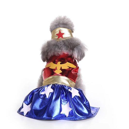 Halloween Eagle Pet Costume – Funny Novelty Dress-Up Transformation Outfit for Dogs.
