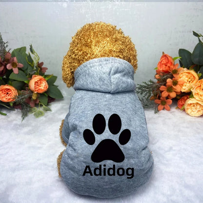 Spring & Autumn Dog Hoodie – Cozy Sweatshirt for small, medium, and large dogs.