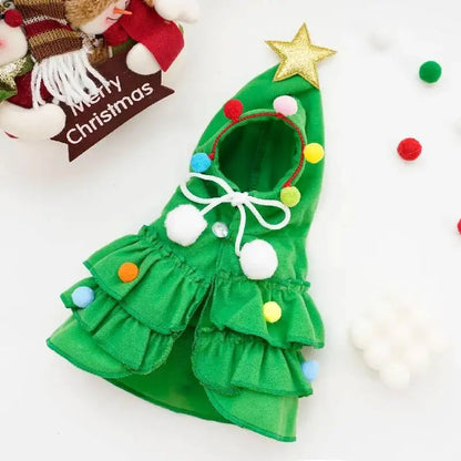 Cute Christmas Dog Cape – Adorable Holiday Pet Costume for Parties & Role-Play