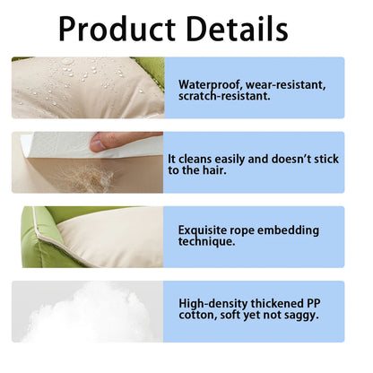 Large Waterproof Dog Bed – Soft All-Season Cooling Pet Sleeping Mat for Dogs, Puppies.