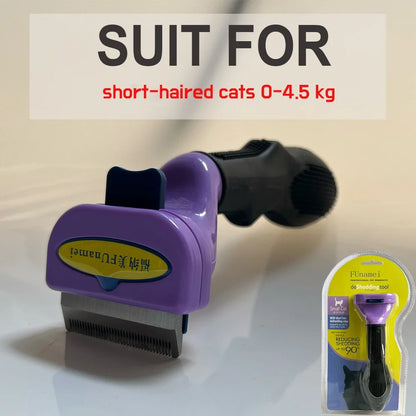 Pet Grooming Brush for Dogs & Cats – Hair Removal Comb with Gentle Massage Design for Shedding, Detangling & Everyday Grooming.