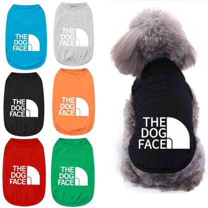 1PC Summer Pet Tank Top – Solid Color Thin & Breathable Clothing for Dogs and Cats.