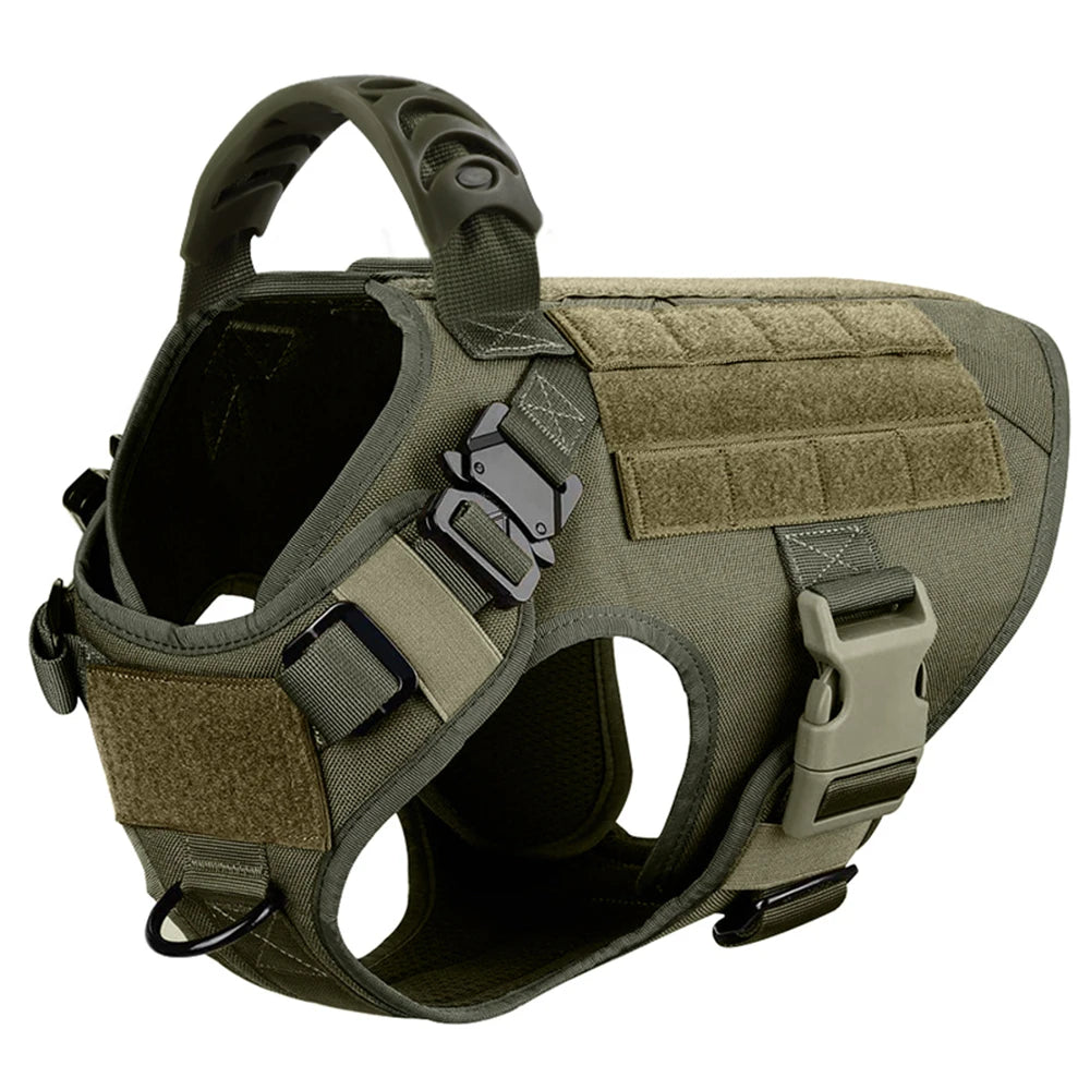 Large Dog Harness & Leash Set – Training Walking Vest with Collar for Medium & Large Dogs.