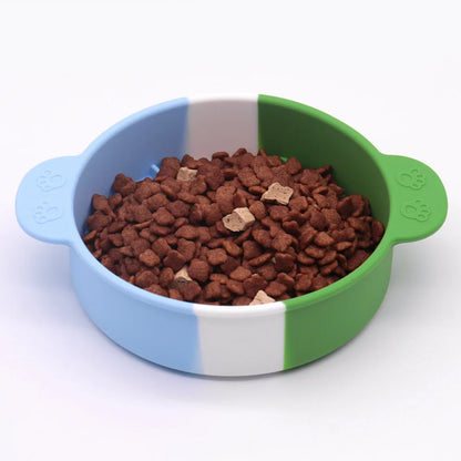 Pet Slow Feeder Bowl – Anti-Choking Non-Slip Silicone Food Bowl for Cats & Dogs, Durable Slow Eating Feeder Design.