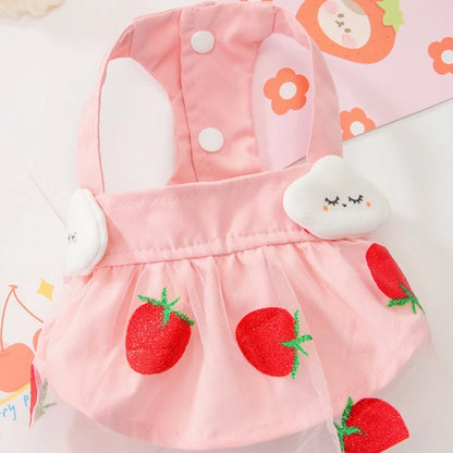 Princess Dog Dress – Cute Mesh Summer Pet Skirt with Bow & Lace for Puppies and Kittens,