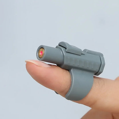 Portable Mini Laser Cat Toy – Wearable Finger Sleeve Design, Automatic Interactive Pet Teaser Pen for Safe Cat Play.