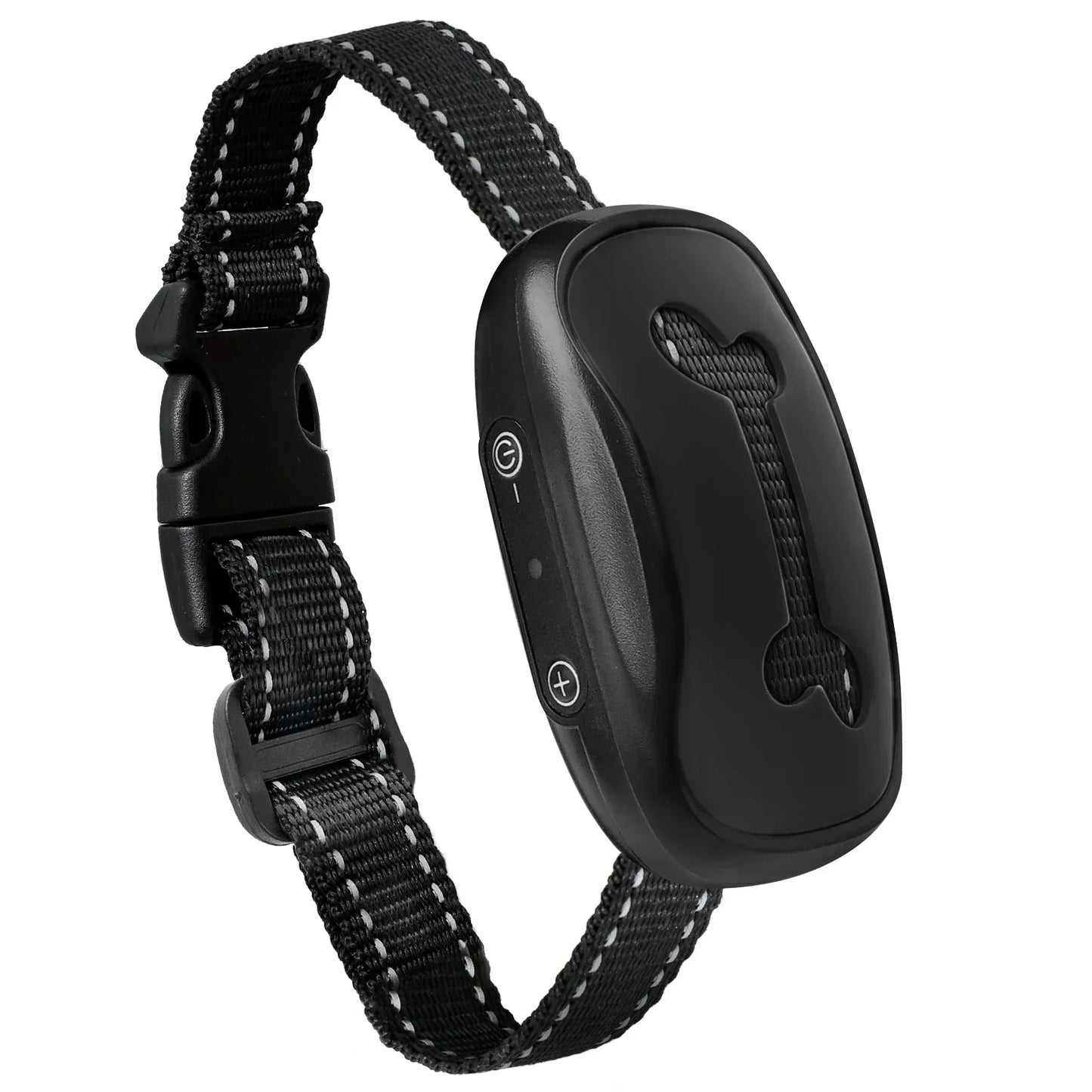 Pet Dog Anti-Barking Training Collar – USB Rechargeable Ultrasonic & Vibration Bark Control Device.