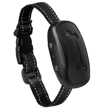 Pet Dog Anti-Barking Training Collar – USB Rechargeable Ultrasonic & Vibration Bark Control Device.