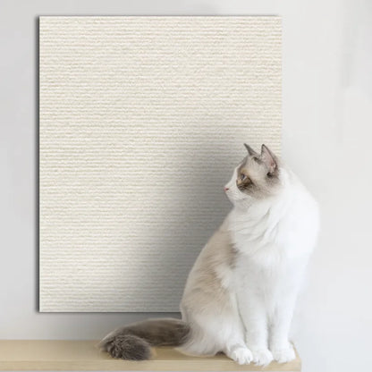 Self-Adhesive Cat Scratching Mat – Trimmable DIY Scratch Carpet for Walls, Corners & Sofas, Durable Furniture Protector for Cats.