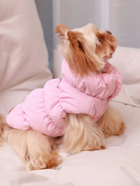 Dog Jacket for Autumn & Winter – 3-Layer Thick Warm Pet Coat for Small & Medium Dogs.