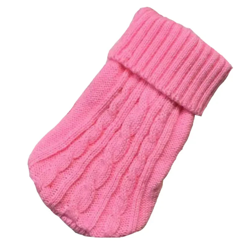 Knitted Dog Sweater – Warm Winter Pet Clothes for Chihuahuas, Yorkies, Puppies & Small to Medium Dogs.