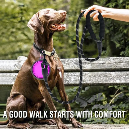 Strong Reflective Dog Leash – Durable Pull & Training Lead for Small, Medium & Large Dogs, Including Golden Retrievers.